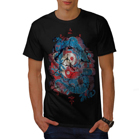 Yin Yang Dragon Life Mens T-Shirt