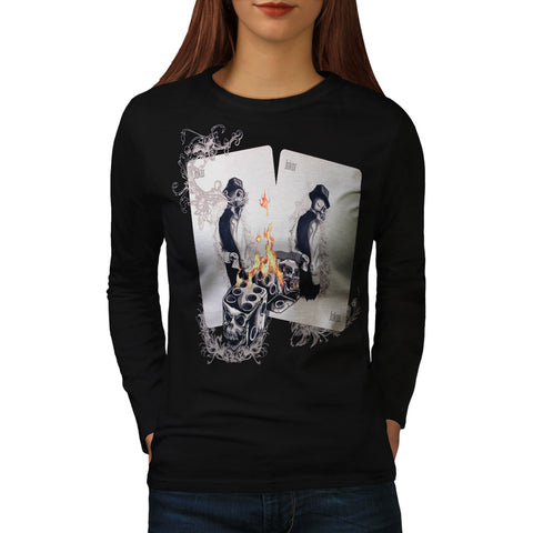 Casino Play Fire Dice Womens Long Sleeve T-Shirt