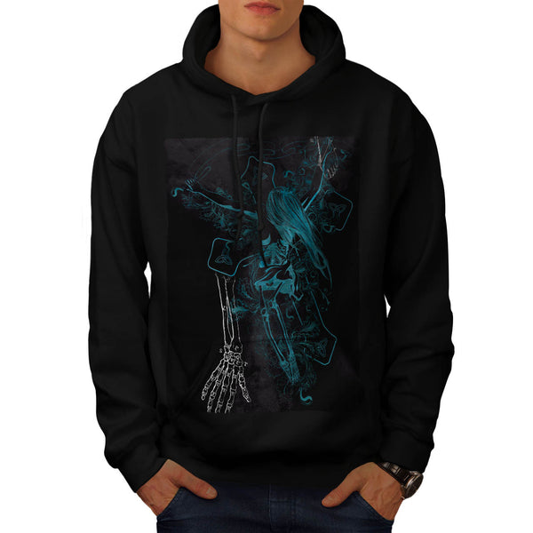 Skull Angel Body Soul Mens Hoodie