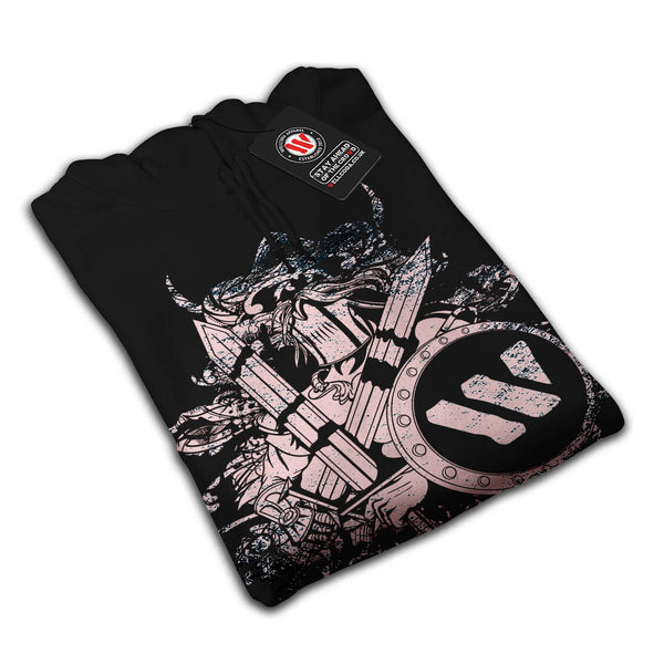 Skull Warrior Devil Mens Hoodie