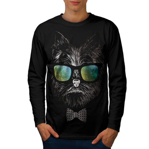 Funny Swag Dog Puppy Mens Long Sleeve T-Shirt