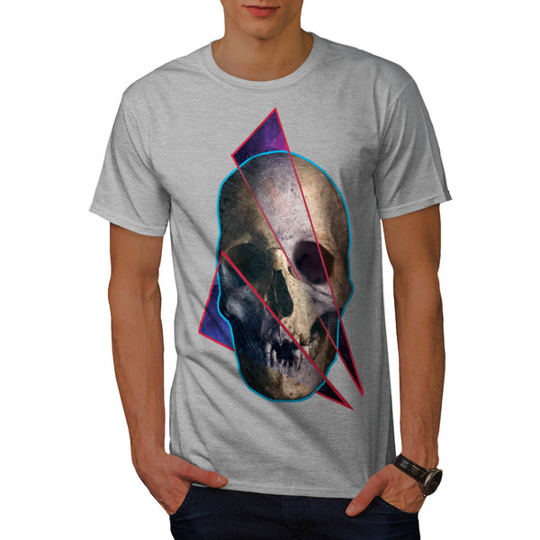 Skull Indian Head Art Mens T-Shirt