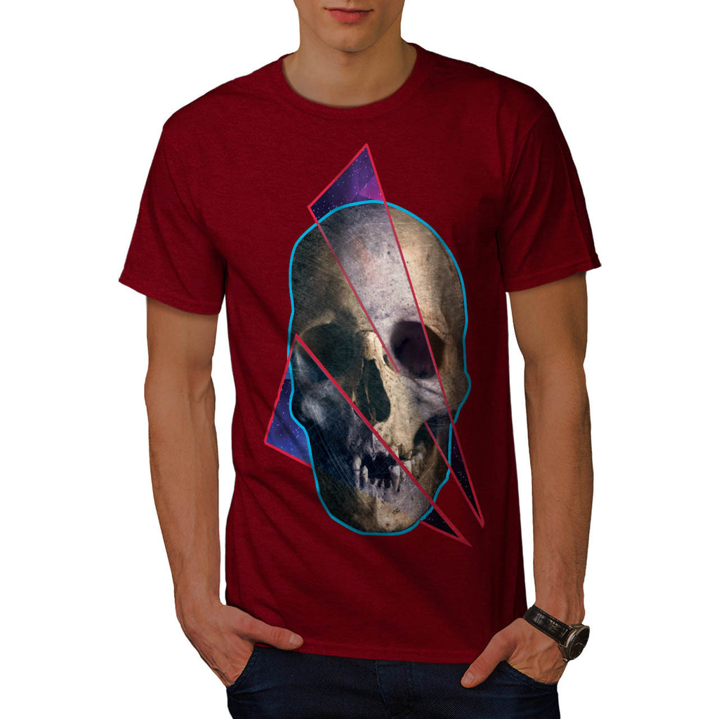Skull Indian Head Art Mens T-Shirt