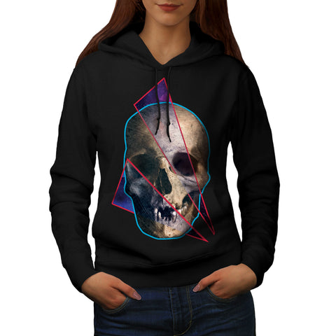 Skull Indian Head Art Womens Hoodie