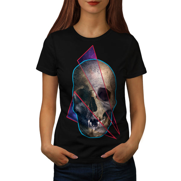 Skull Indian Head Art Womens T-Shirt