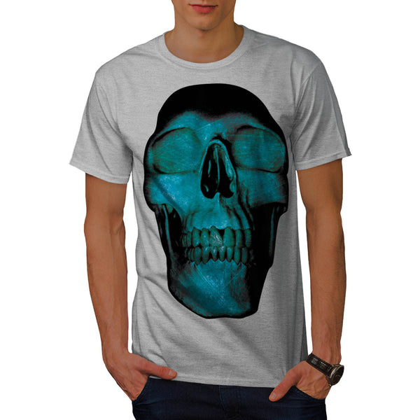 Skull Head Evil Glow Mens T-Shirt