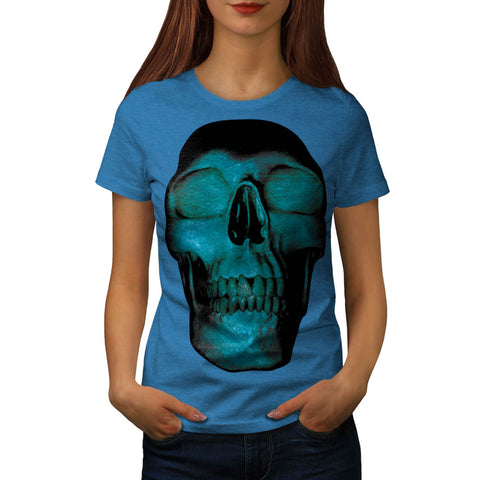 Skull Head Evil Glow Womens T-Shirt