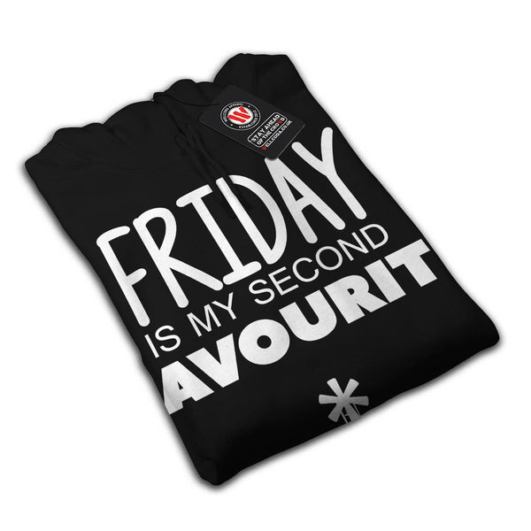 Friday Second Word Mens Hoodie