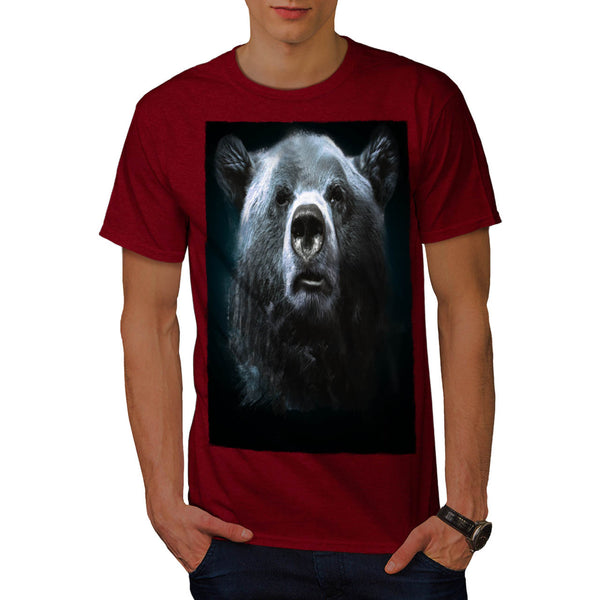 Grizzly Bear Confused Mens T-Shirt