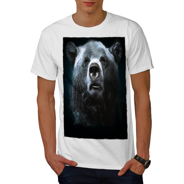 Grizzly Bear Confused Mens T-Shirt