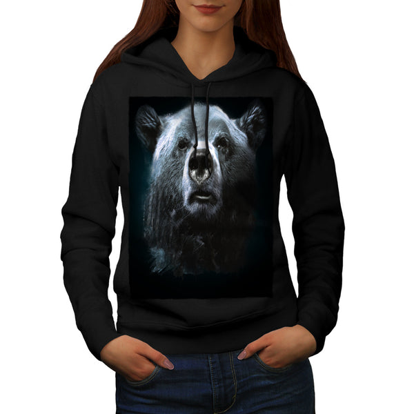 Grizzly Bear Confused Womens Hoodie