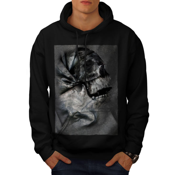 Skull Head Horror Art Mens Hoodie