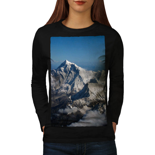 Rocky Mountain Range Womens Long Sleeve T-Shirt