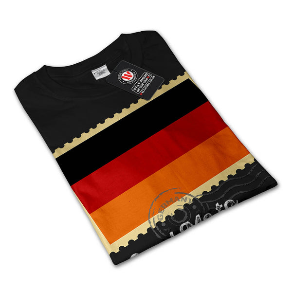 Classic Germany Flag Womens Long Sleeve T-Shirt