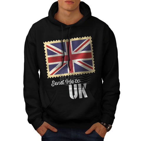 UK Britain Flag Life Mens Hoodie