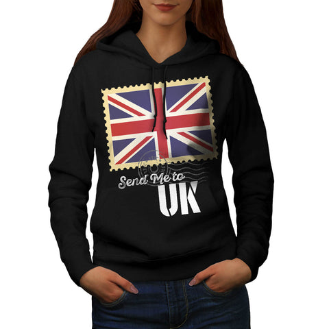 UK Britain Flag Life Womens Hoodie