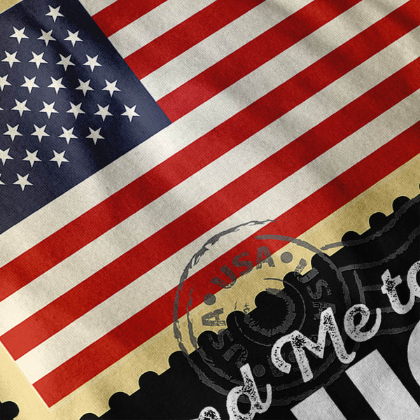 USA America Flag Mens Long Sleeve T-Shirt