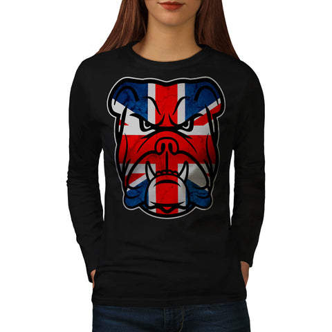 British Bull Dog UK Womens Long Sleeve T-Shirt