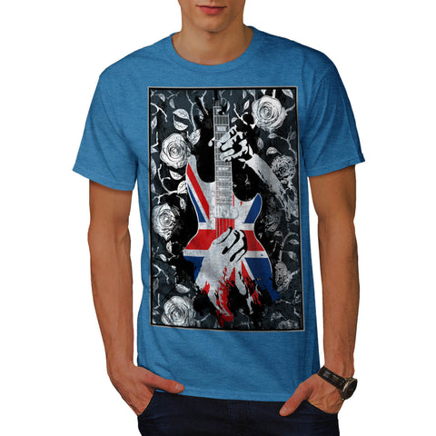 UK Music Guitar Life Mens T-Shirt