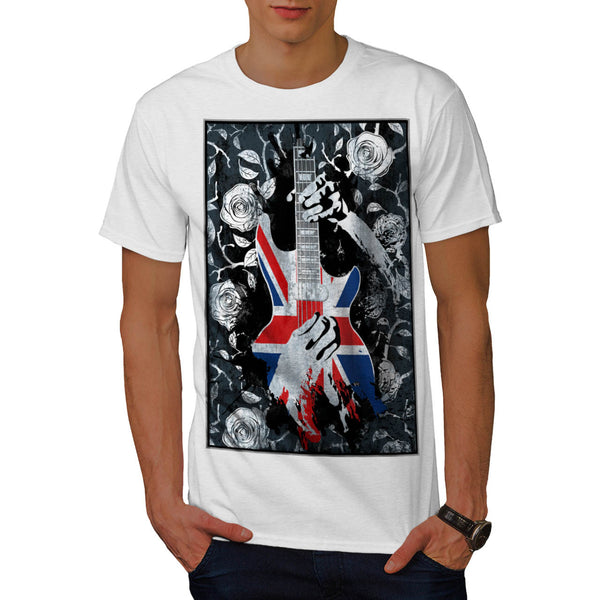 UK Music Guitar Life Mens T-Shirt