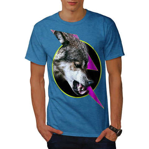 Wild Wolf Face Close Mens T-Shirt