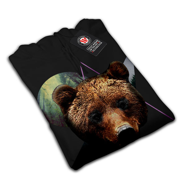 Wild Grizzly Bear Cub Mens Hoodie