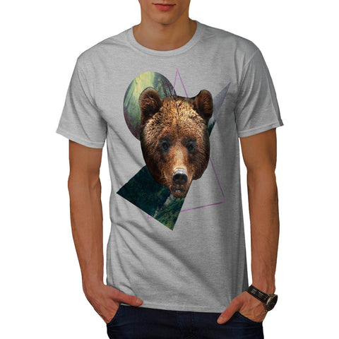 Wild Grizzly Bear Cub Mens T-Shirt