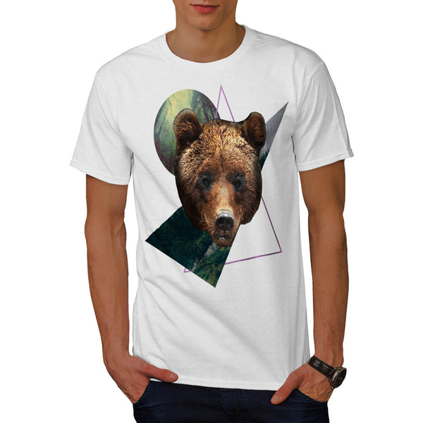 Wild Grizzly Bear Cub Mens T-Shirt