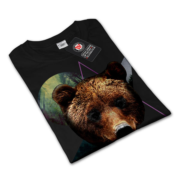 Wild Grizzly Bear Cub Womens Long Sleeve T-Shirt