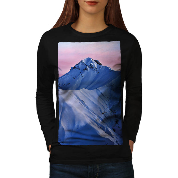 Rocky Mountain Peaks Womens Long Sleeve T-Shirt