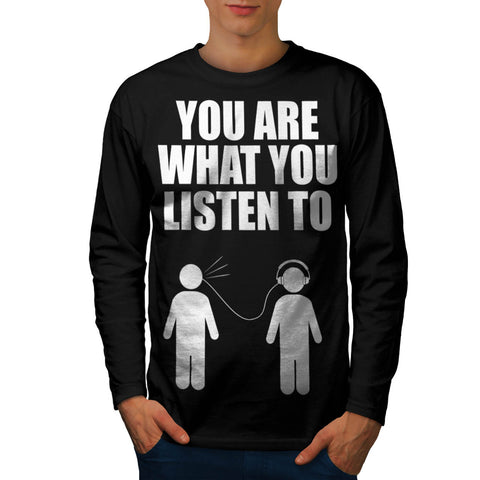 Music Makes Your Life Mens Long Sleeve T-Shirt