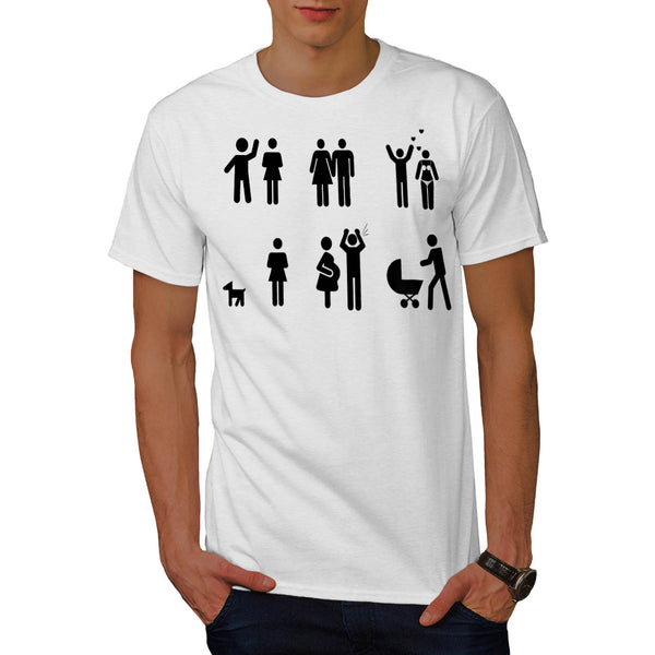 Evolution of Marriage Mens T-Shirt