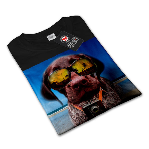Dog Puppy Travel Life Mens Long Sleeve T-Shirt