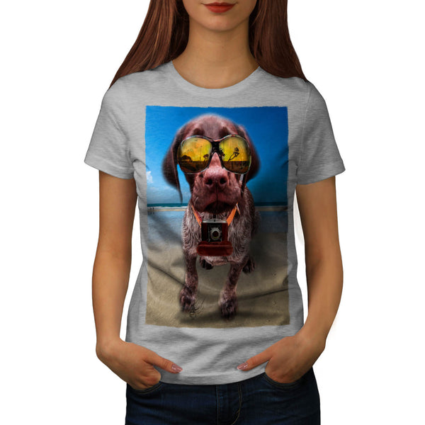 Dog Puppy Travel Life Womens T-Shirt