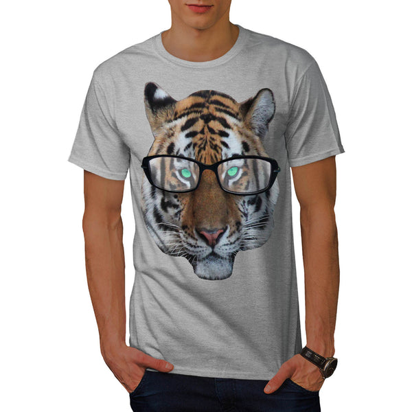 Swag Hipster Tiger Mens T-Shirt