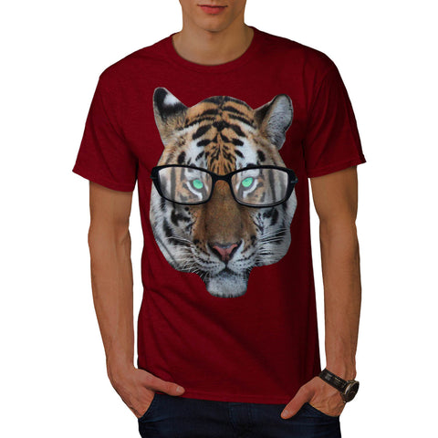 Swag Hipster Tiger Mens T-Shirt