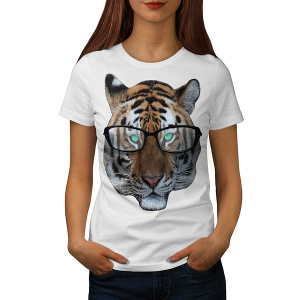Swag Hipster Tiger Womens T-Shirt