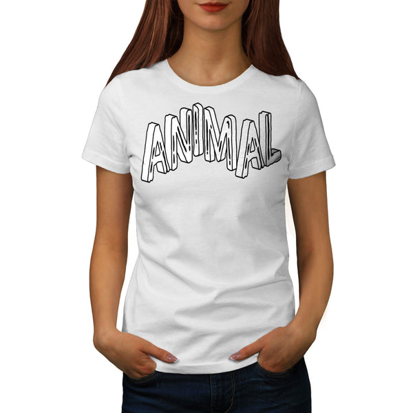 Wild Animal Print Womens T-Shirt