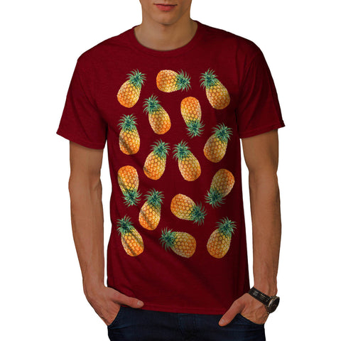 Pineapple Fruit Bowl Mens T-Shirt