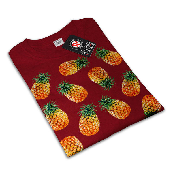 Pineapple Fruit Bowl Womens T-Shirt