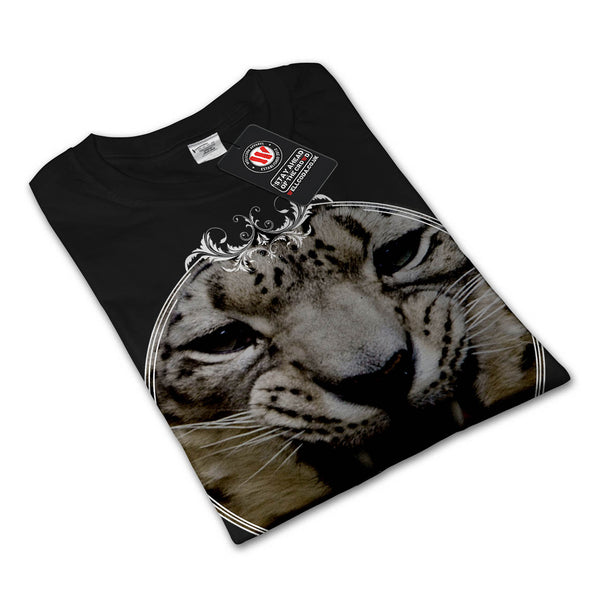 Crazy Wild Leopard Womens Long Sleeve T-Shirt