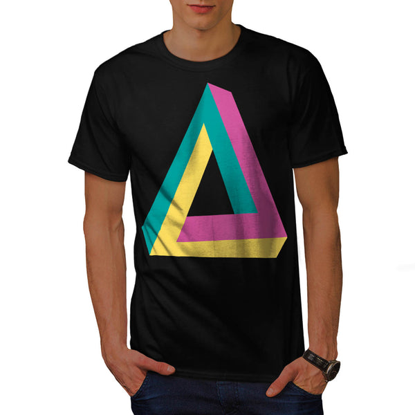 Triangle Drive Shape Mens T-Shirt