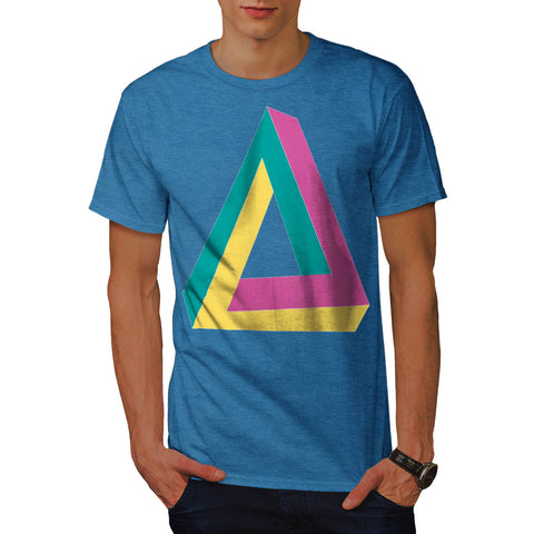 Triangle Drive Shape Mens T-Shirt