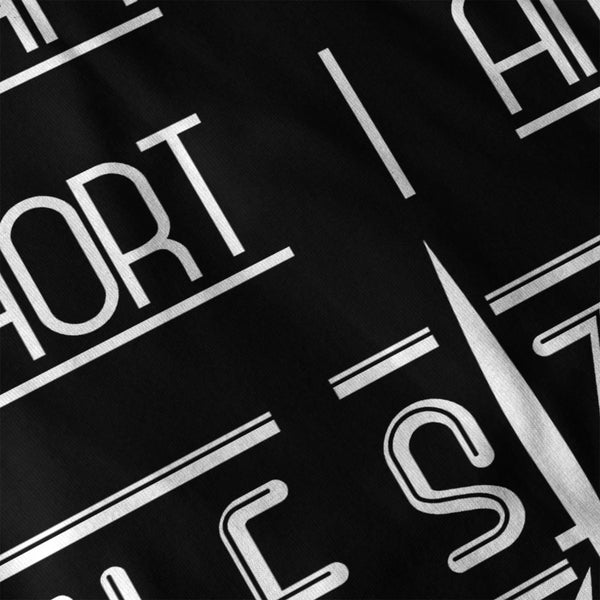 Not Short Elf Sized Mens Long Sleeve T-Shirt