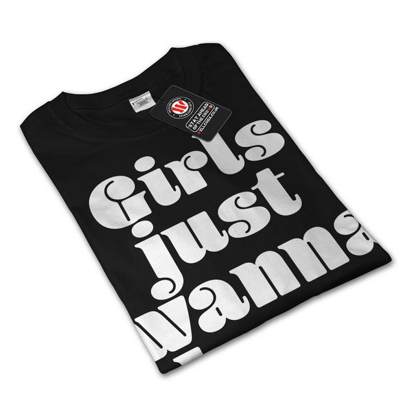 Girls Wanna Have Fund Womens Long Sleeve T-Shirt
