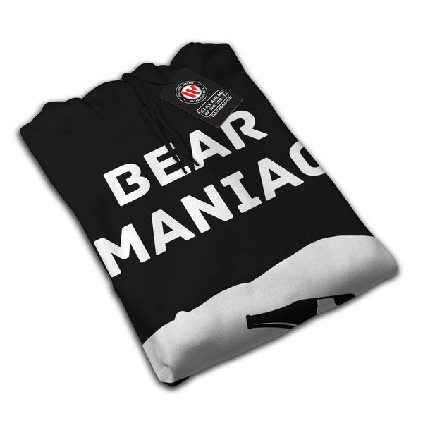 Bear Maniac Alcohol Mens Hoodie
