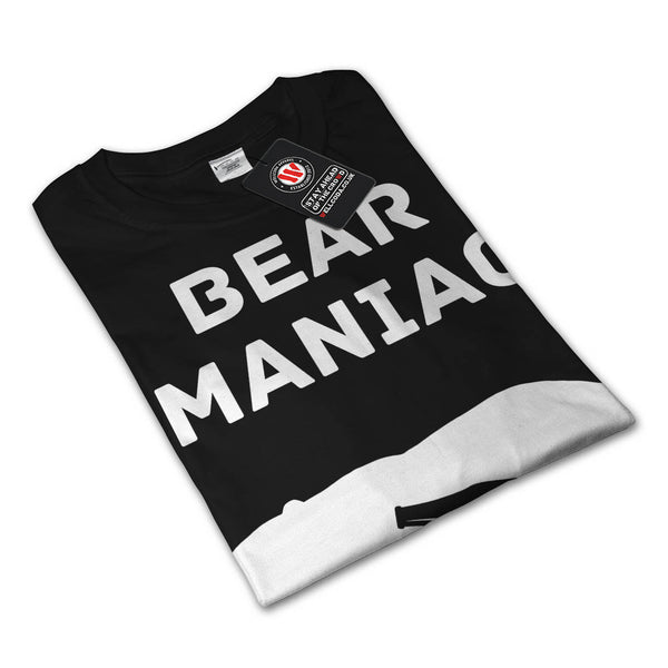 Bear Maniac Alcohol Mens Long Sleeve T-Shirt