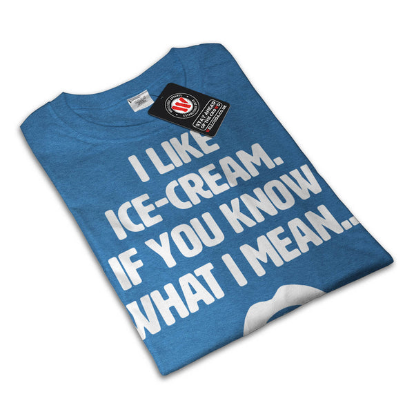 Like Ice Cream Tongue Mens T-Shirt