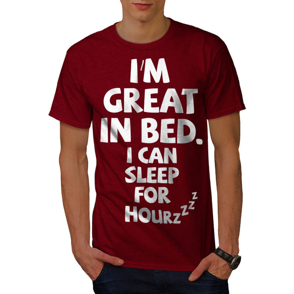 Great In Bed Sleep Mens T-Shirt