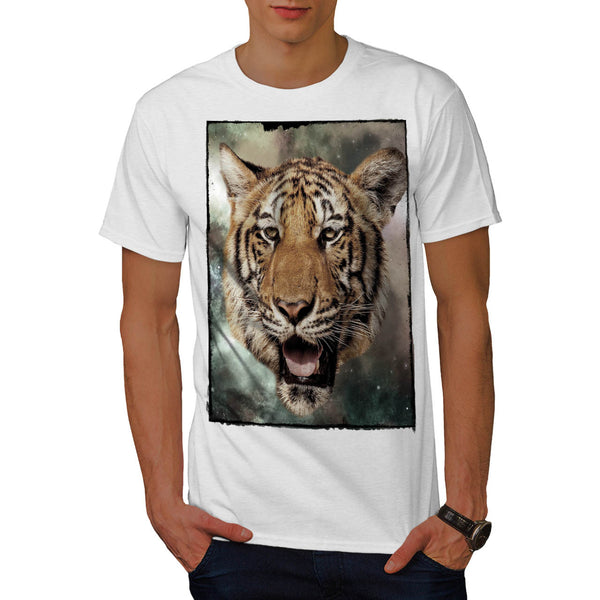 Big Cat Tiger Face Mens T-Shirt